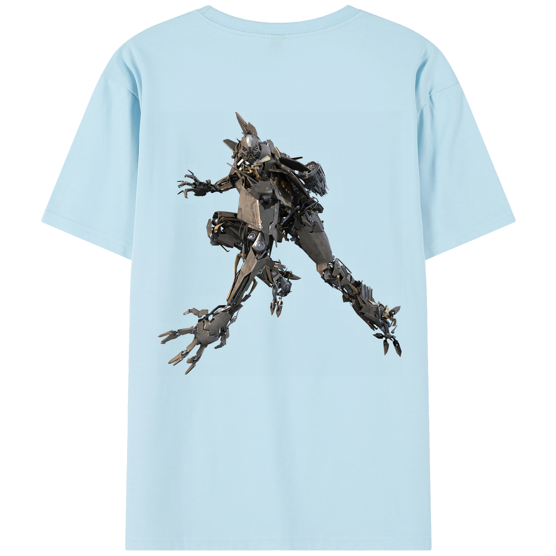 （画像用） Transformers トランスフォーマー 綿100％半袖Tシャツ（背面プリント）